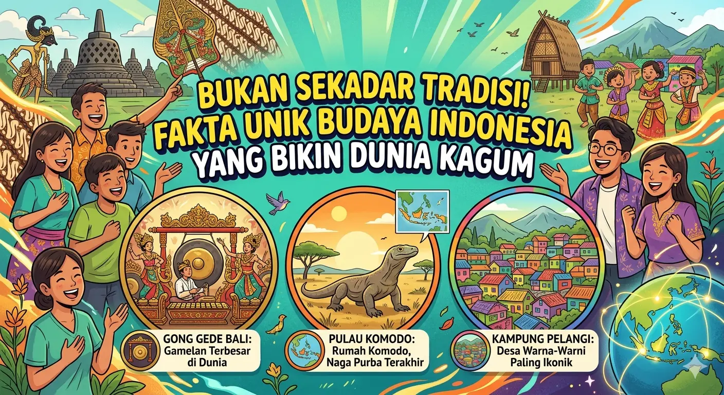 Bukan Sekadar Tradisi! Fakta Unik Budaya Indonesia yang Bikin Dunia Kagum