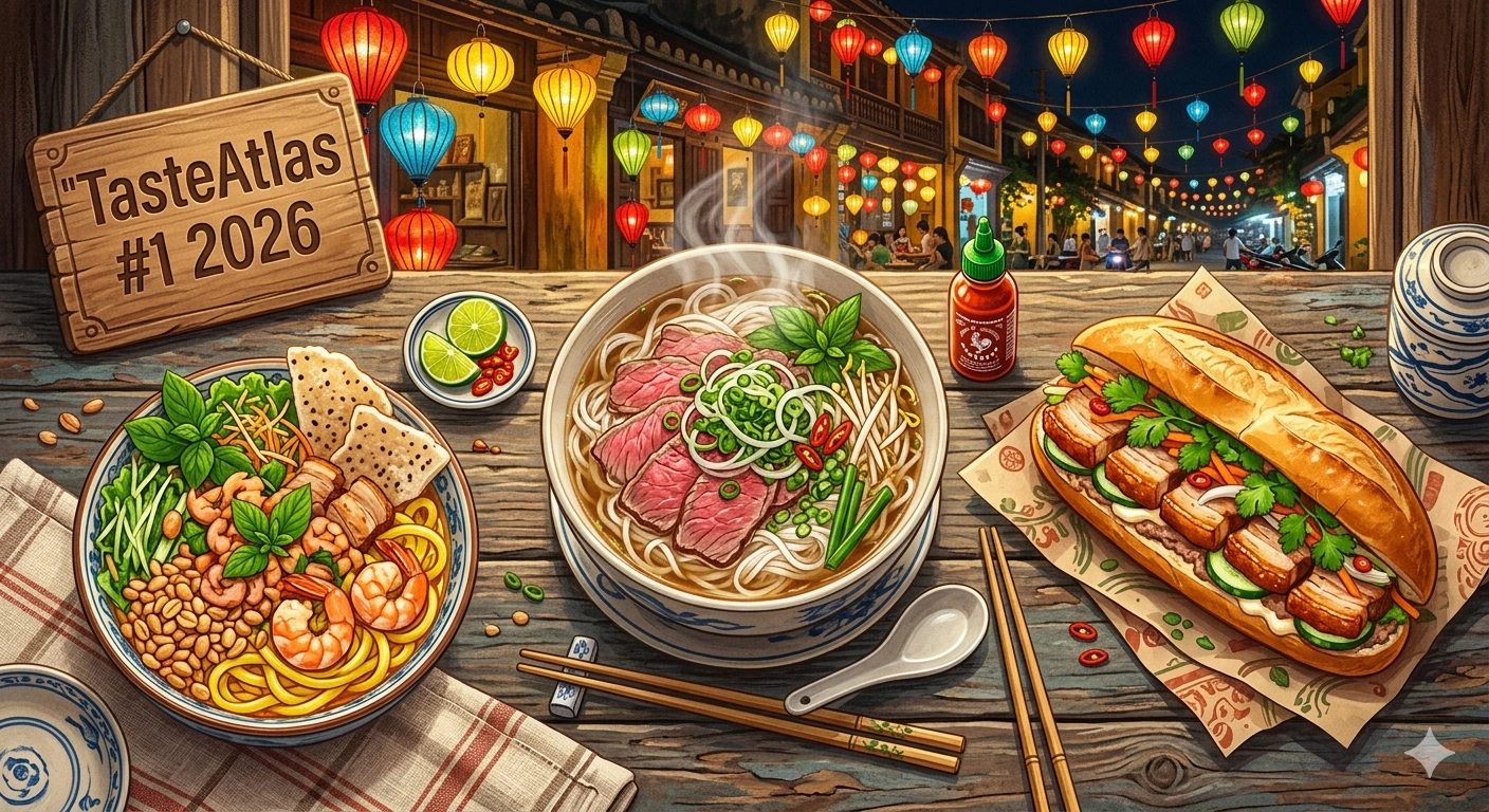 Best Vietnam Food: Dari Banh Mi #1 Dunia, Mi Quang, hingga Restoran Michelin