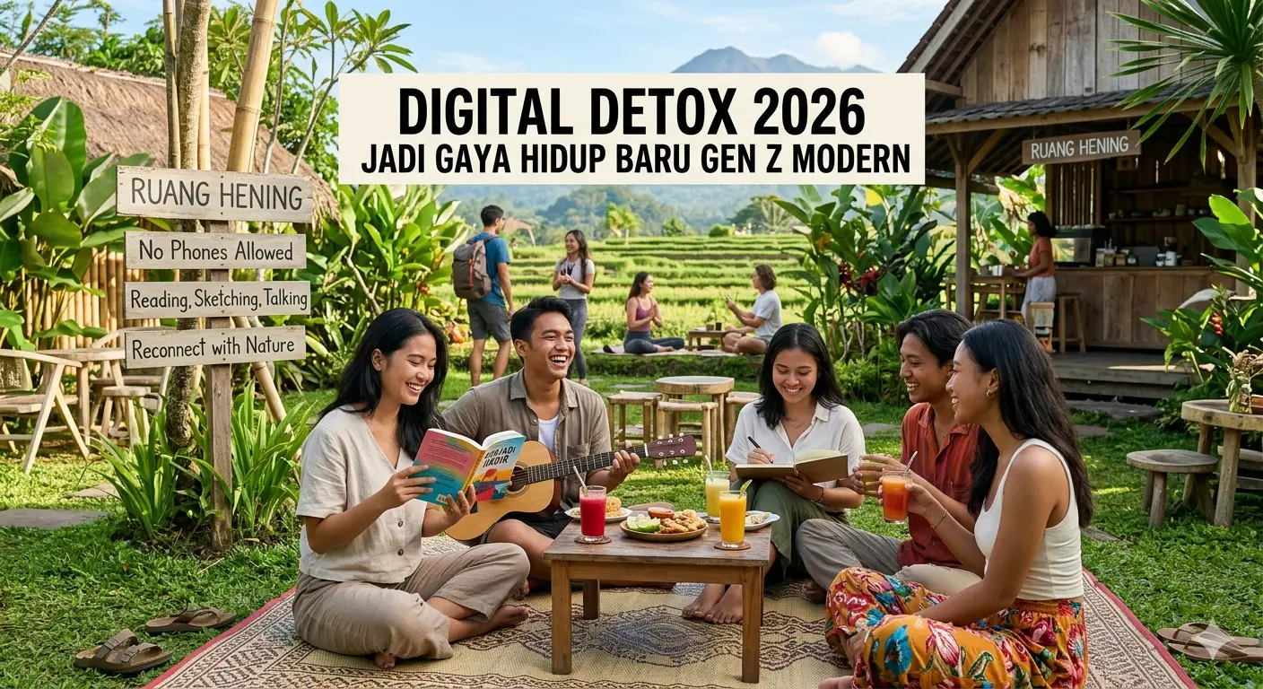 Digital Detox 2026 Jadi Gaya Hidup Baru Gen Z Modern