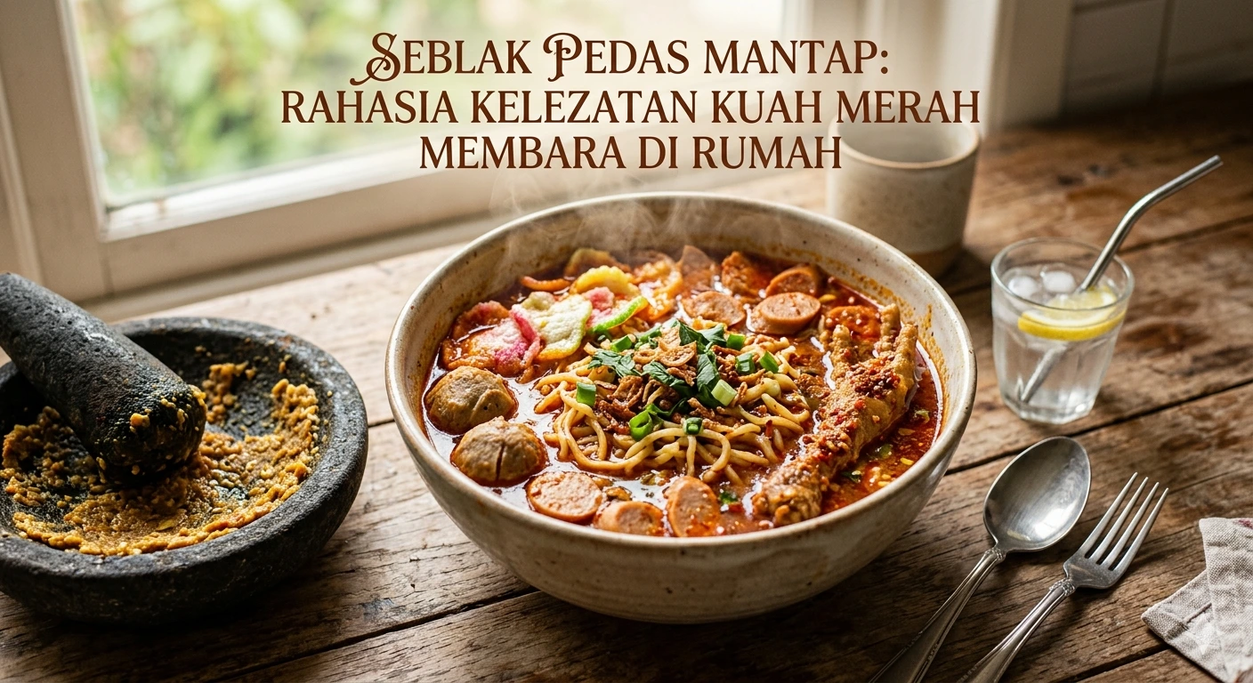 Resep Mie Seblak Nagih ala Teteh Geulis: Kuah Nendang, Bukan Kaleng-Kaleng