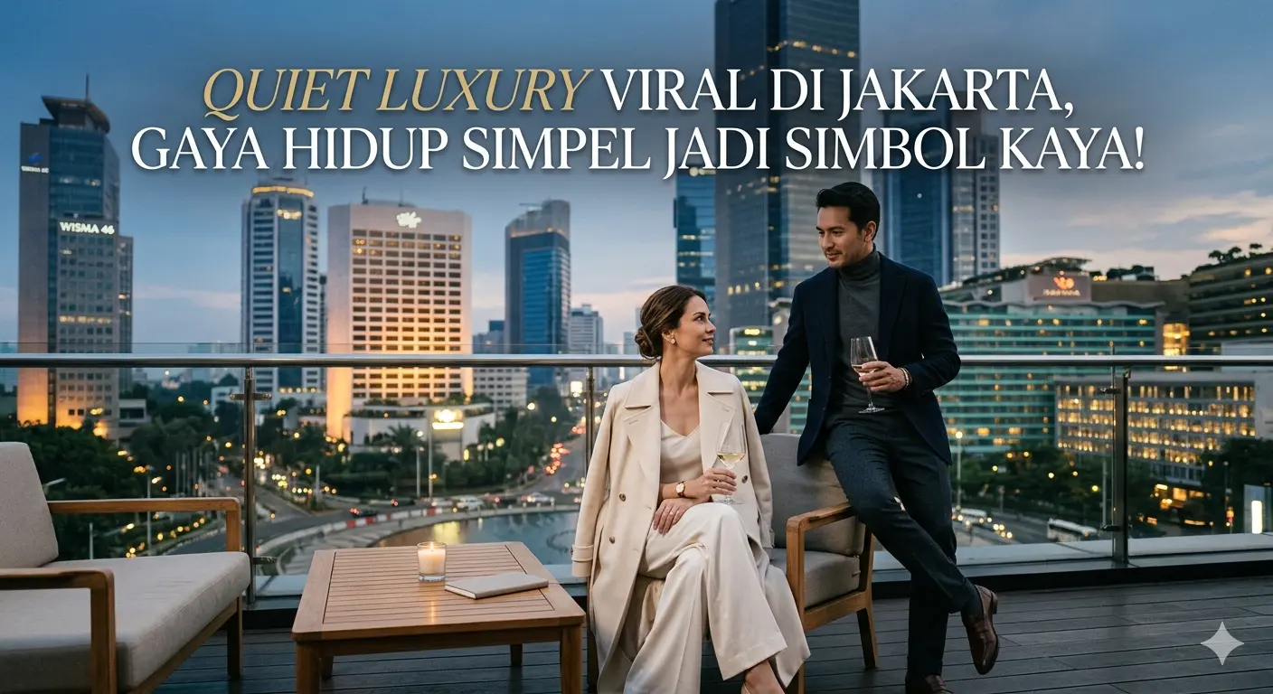 Quiet Luxury Viral di Jakarta, Gaya Hidup Simpel Jadi Simbol Kaya!