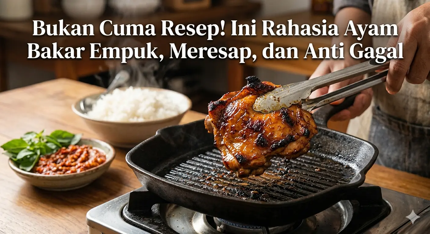 Resep & Rahasia Ayam Bakar Empuk, Meresap, dan Anti Gagal ala Rumahan