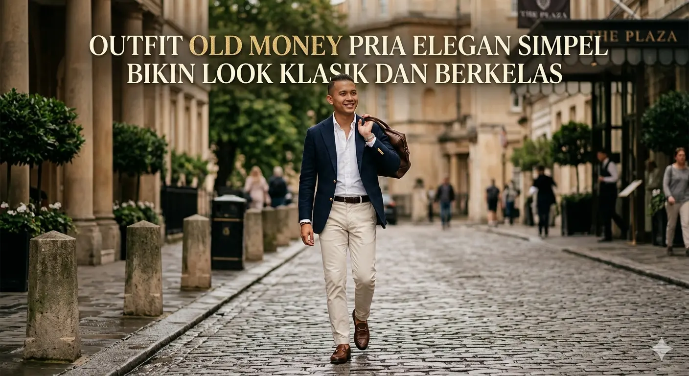 Outfit Old Money Pria Elegan Simpel Bikin Look Klasik dan Berkelas