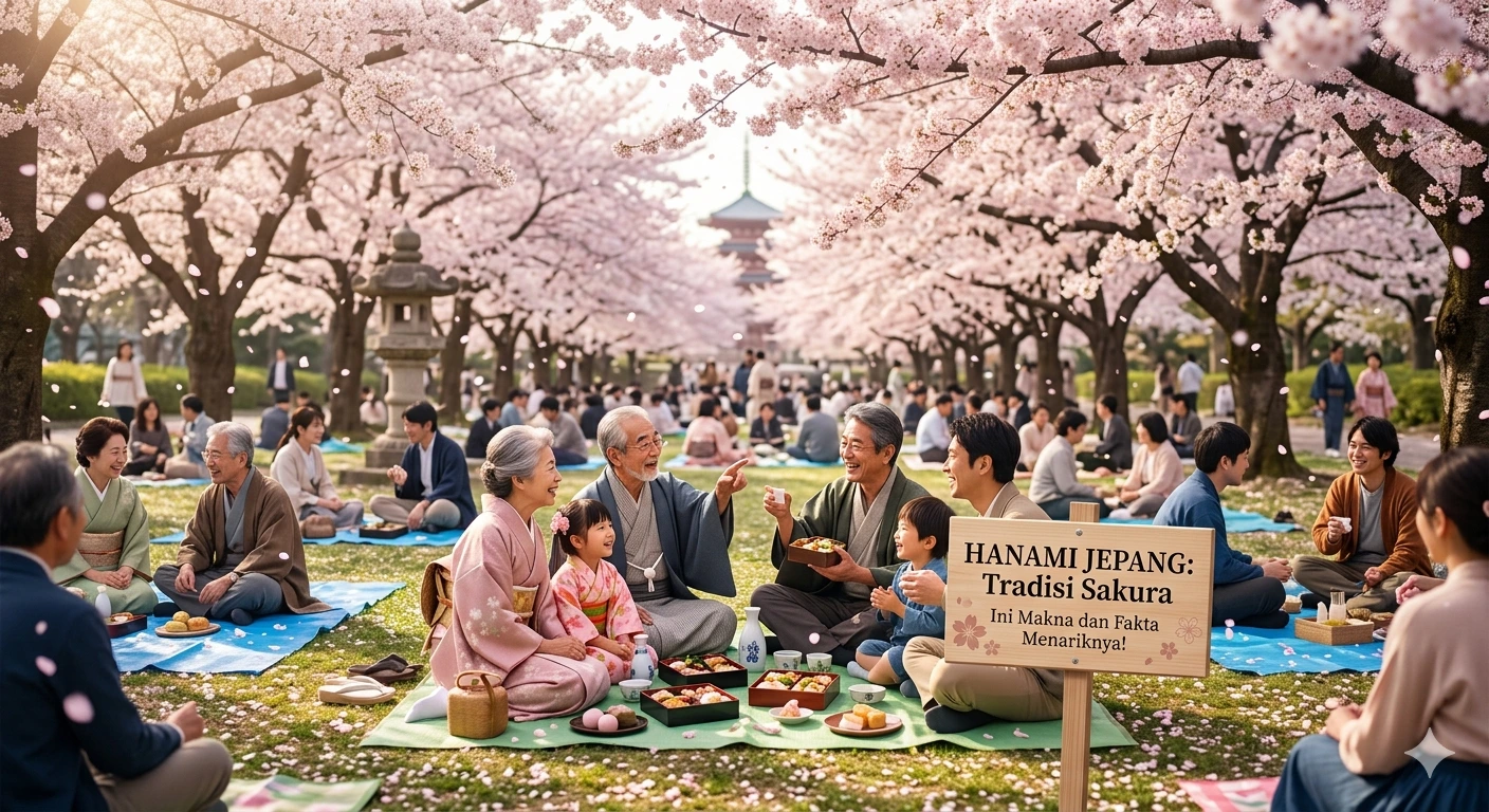 Hanami Jepang Tradisi Sakura, Ini Makna dan Fakta Menariknya!