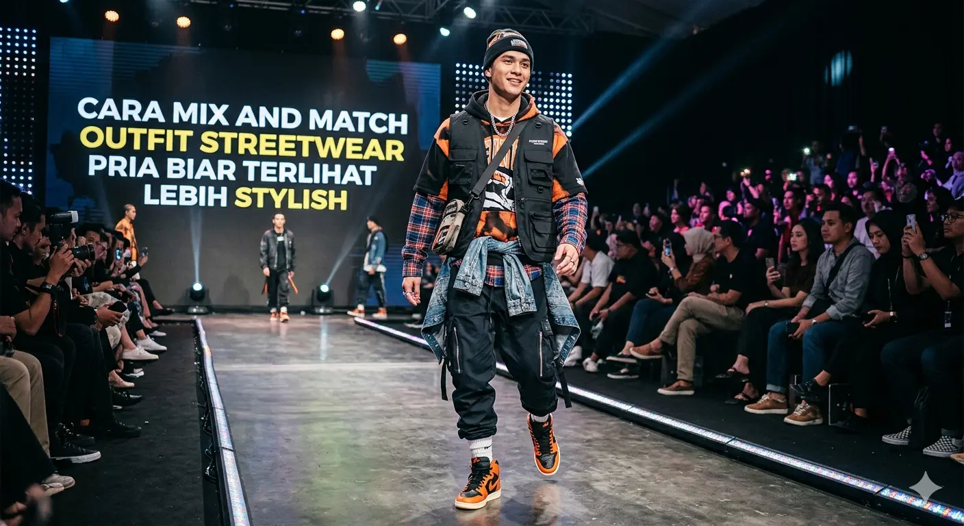 Cara Mix and Match Outfit Streetwear Pria Biar Terlihat Lebih Stylish