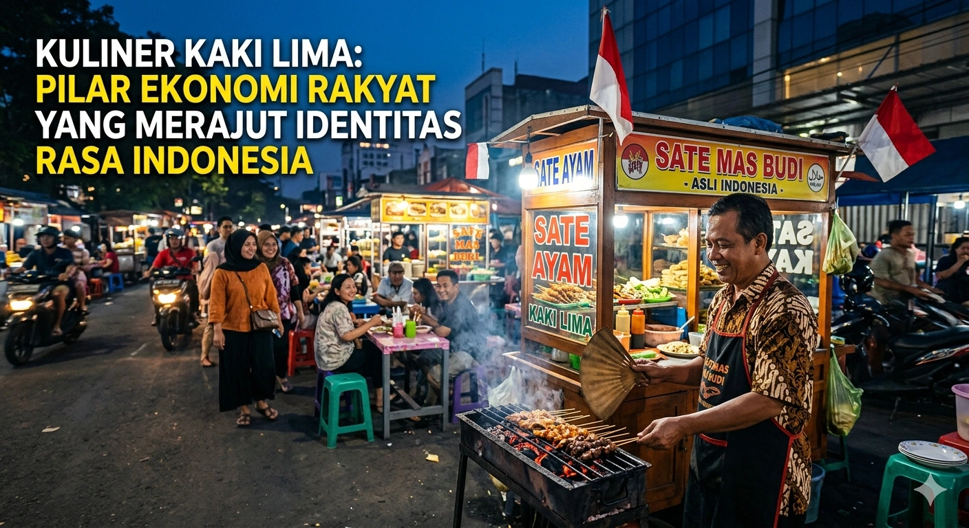Kuliner Kaki Lima: Pilar Ekonomi Rakyat yang Merajut Identitas Rasa Indonesia