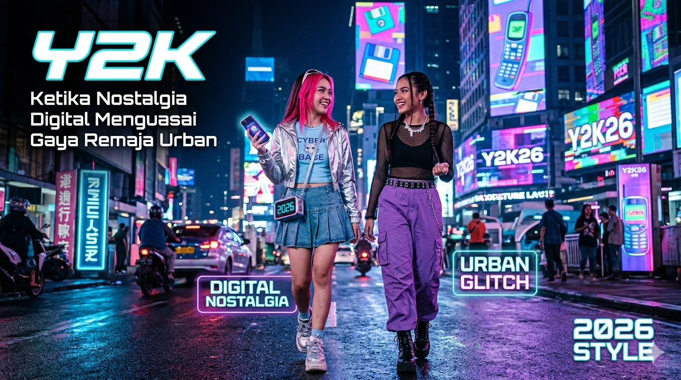 Outfit Y2K 2026: Ketika Nostalgia Digital Menguasai Gaya Remaja Urban