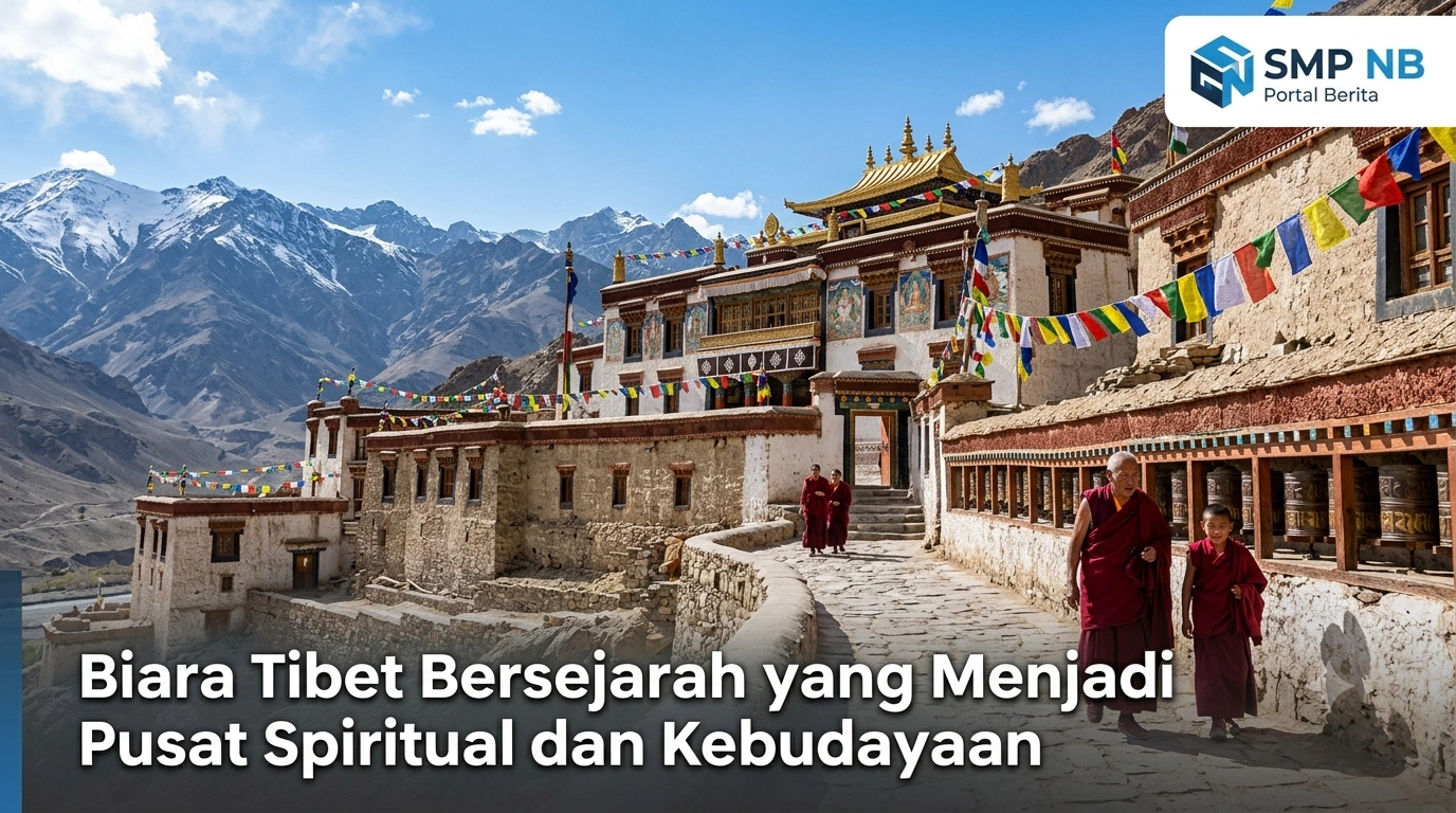 Biara Tibet Bersejarah yang Menjadi Pusat Spiritual dan Kebudayaan