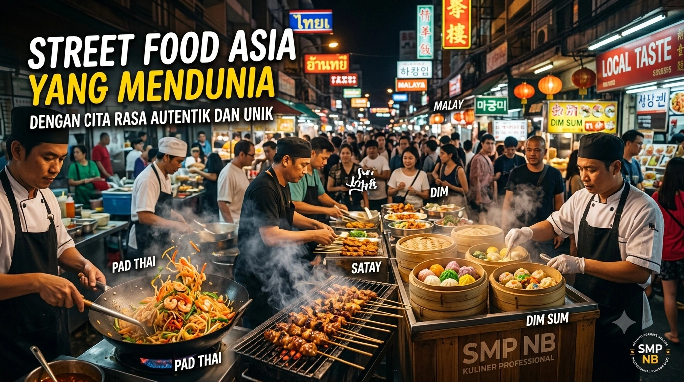 Street Food Asia yang Mendunia dengan Cita Rasa Autentik dan Unik
