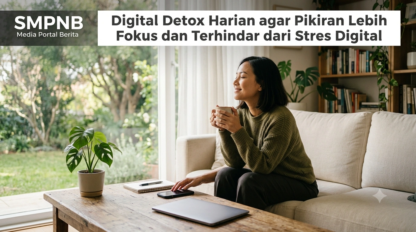 Digital Detox Harian agar Pikiran Lebih Fokus dan Terhindar dari Stres Digital