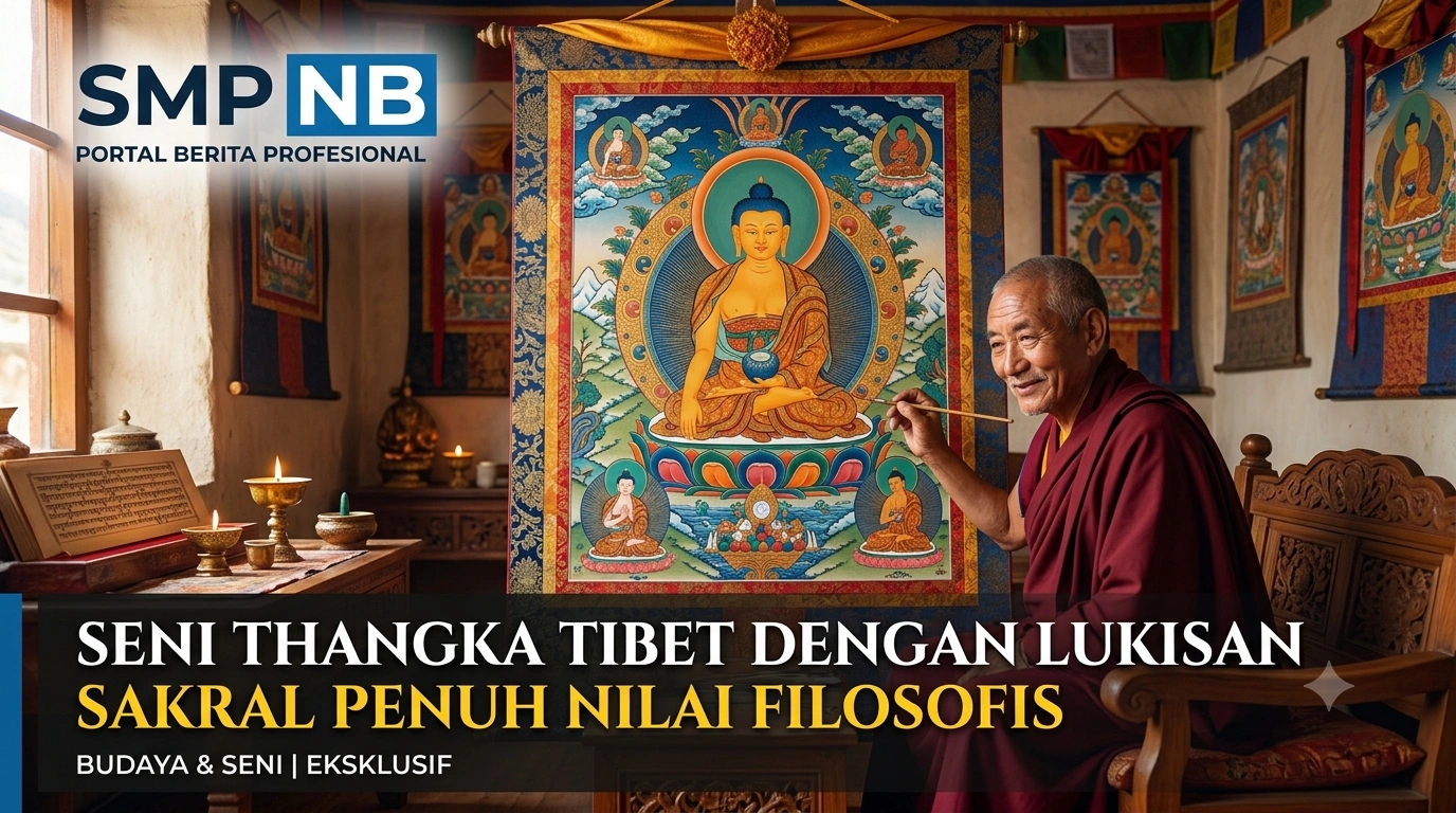 Seni Thangka Tibet dengan Lukisan Sakral Penuh Nilai Filosofis
