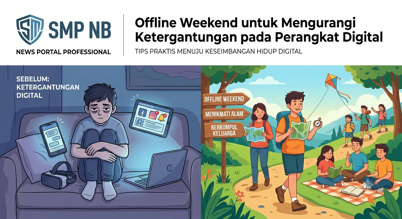 Offline Weekend untuk Mengurangi Ketergantungan pada Perangkat Digital