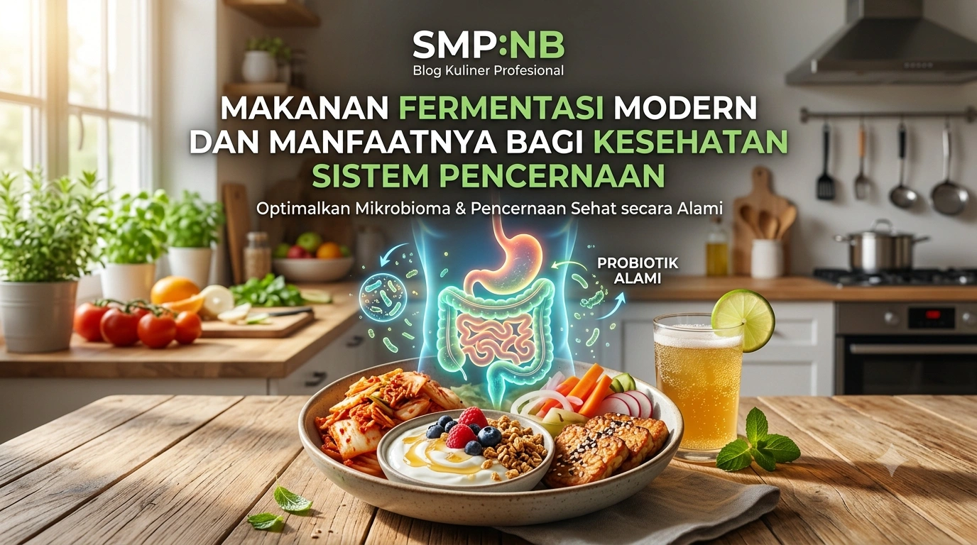 Makanan Fermentasi Modern dan Manfaatnya bagi Kesehatan Sistem Pencernaan
