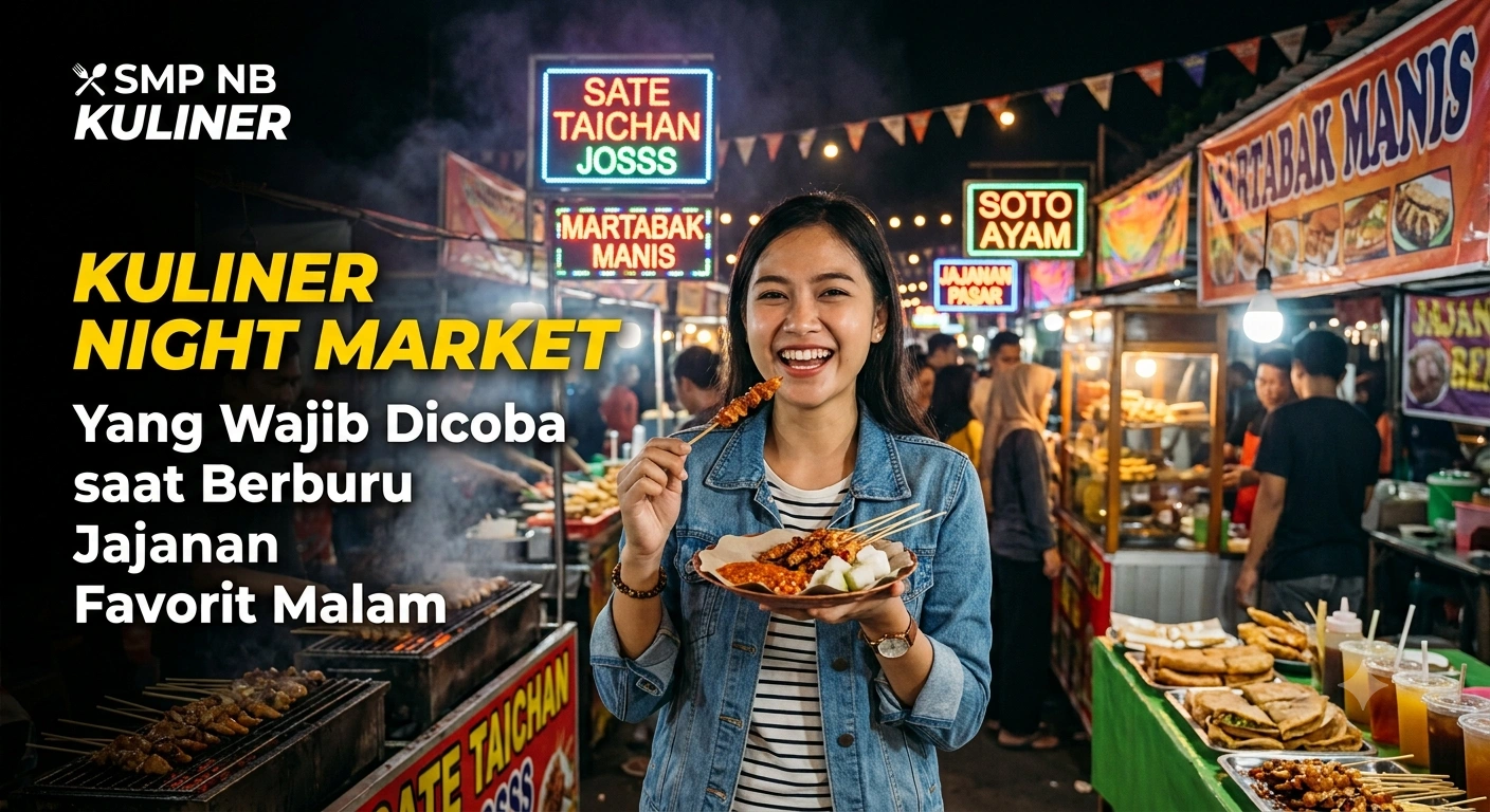Kuliner Night Market yang Wajib Dicoba saat Berburu Jajanan Favorit Malam
