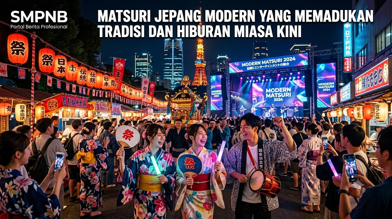 Matsuri Jepang Modern yang Memadukan Tradisi dan Hiburan Masa Kini